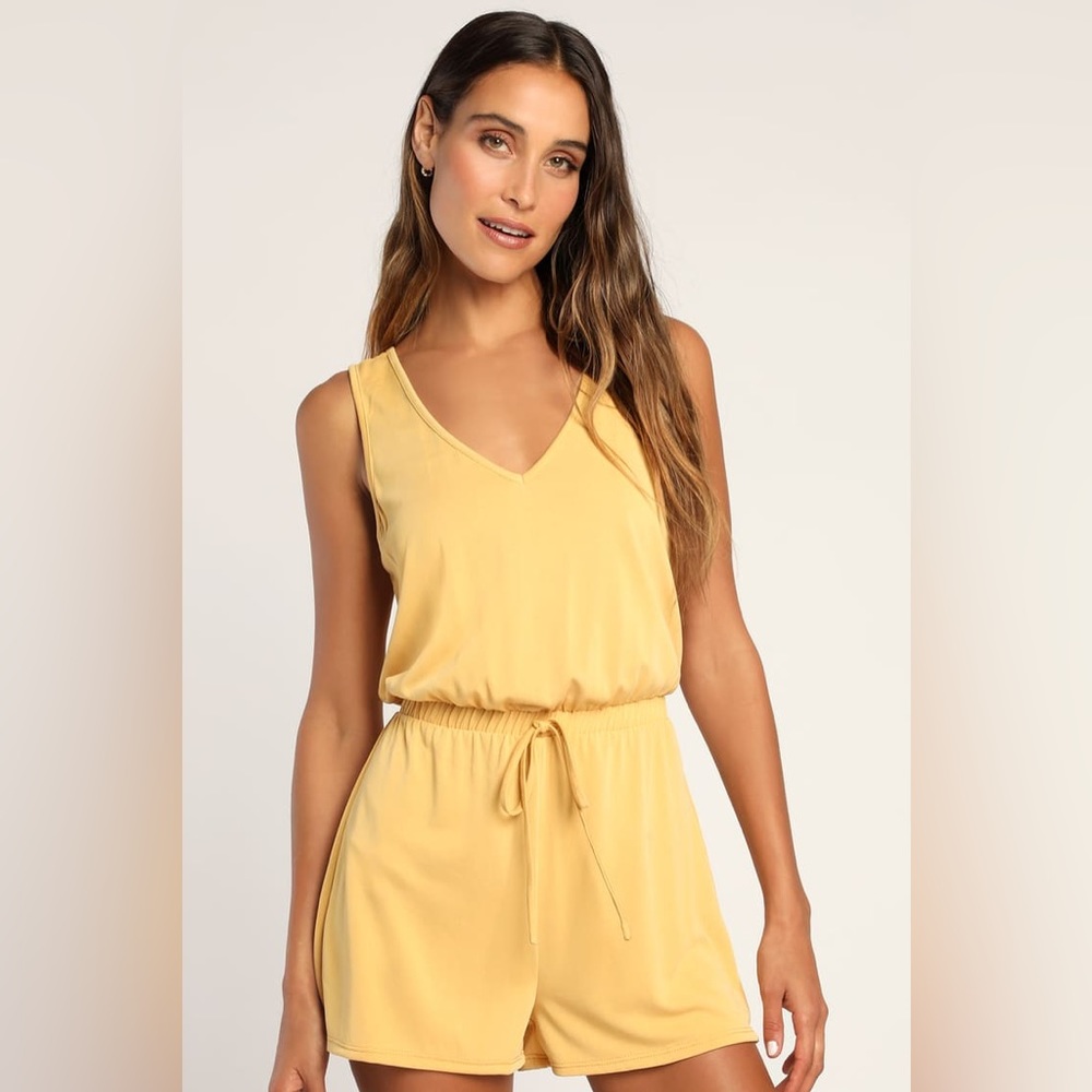 Sleeveless V-Neck Romper